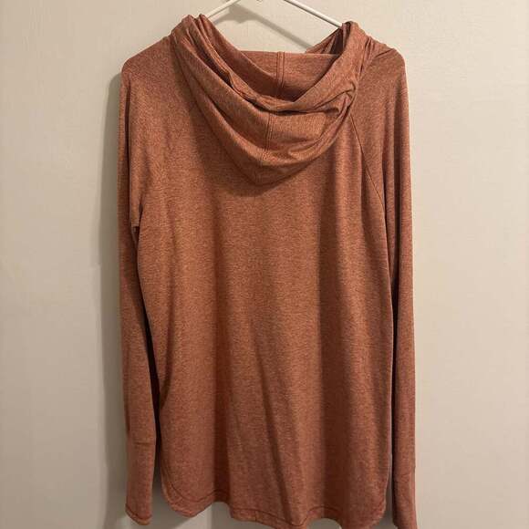 Athleta Uptempo Hoodie Sweatshirt in Cameo Peach - Picture 3 of 3